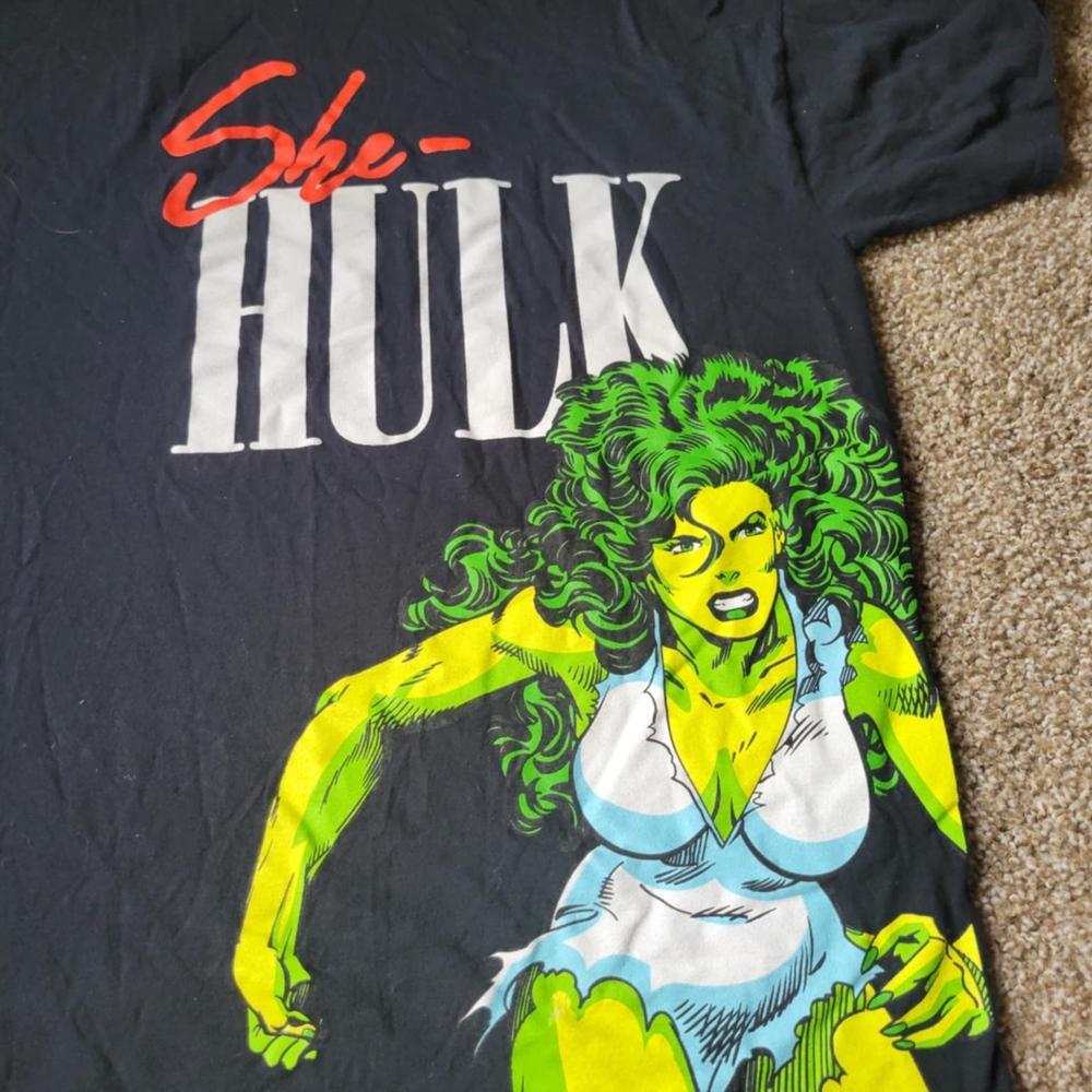 Black She-Hulk Graphic T-Shirt - Picture 3 of 10